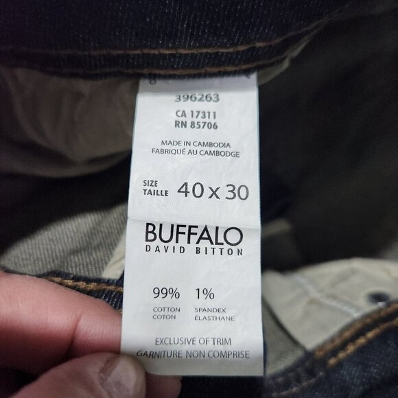 Buffalo David Bitton Men’s Jeans 40 x 30 Driven Basic Straight Leg Denim… - Picture 8 of 12